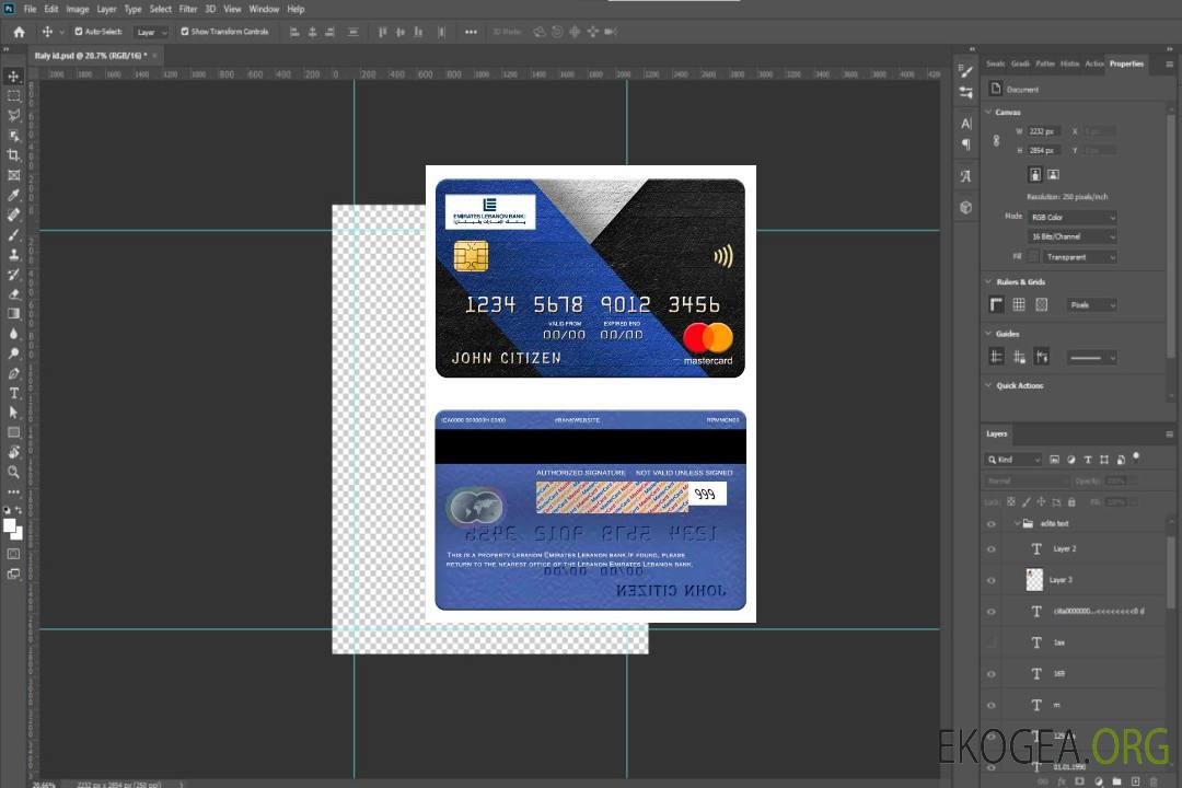 Liban Émirats Liban Banque mastercard template